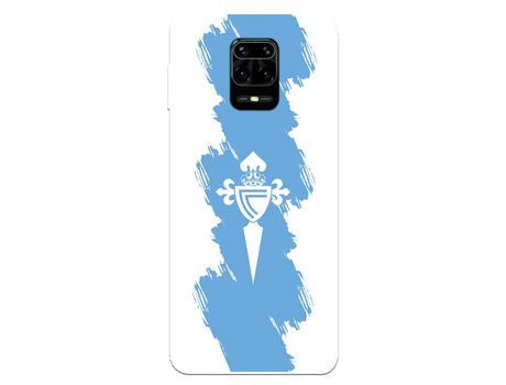 Funda para Xiaomi Redmi Note 9S del Celta Escudo Trazo azul - Licencia Oficial RC Celta