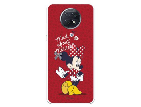 Funda para Xiaomi Redmi Note 9T Oficial de Disney Minnie Mad About - Clásicos Disney