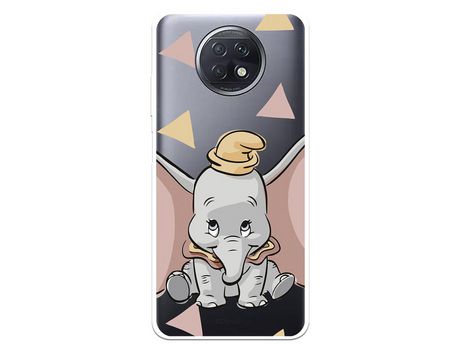 Funda para Xiaomi Redmi Note 9T Oficial de Disney Dumbo Silueta Transparente - Dumbo