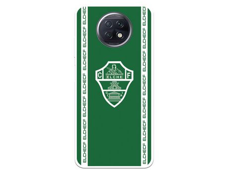 Funda para Xiaomi Redmi Note 9T del Elche CF Escudo Fondo Verde - Licencia Oficial Elche CF