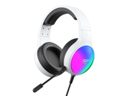 Auriculares con cable para juegos Havit, 1,7 m, color blanco (h2043u)