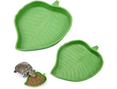 2 Cuencos en Forma de Hoja, Modelo Hoja Grande y Pequeña