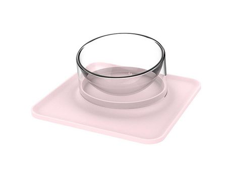 Tapete para comida inclinado One Bowl, rosa