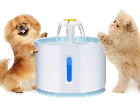 Bebedero automático para mascotas, Blue Lagoon, adaptador estándar europeo (versión USB)