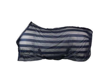 Manta antimoscas para caballos rayados HORKA 110 g HORKA 135/185 cm