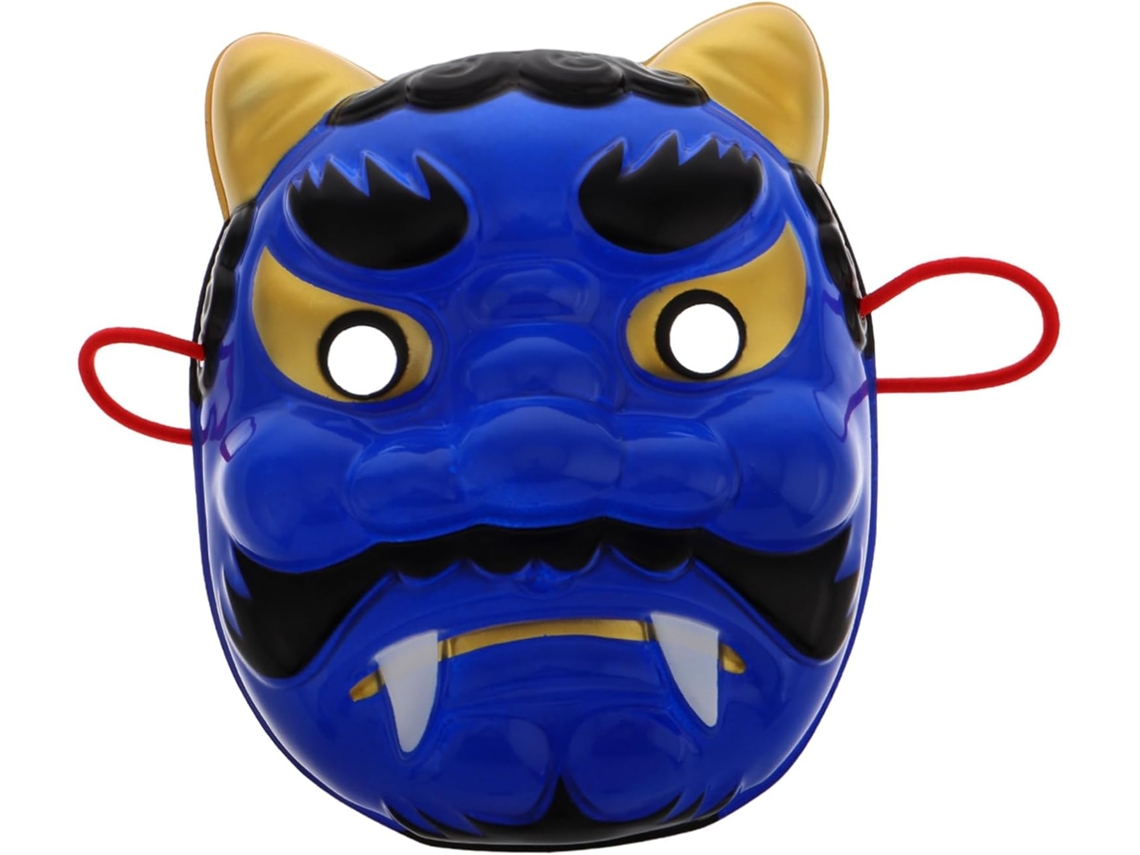 Máscara de demônio para decoração de festas e eventos de Halloween.