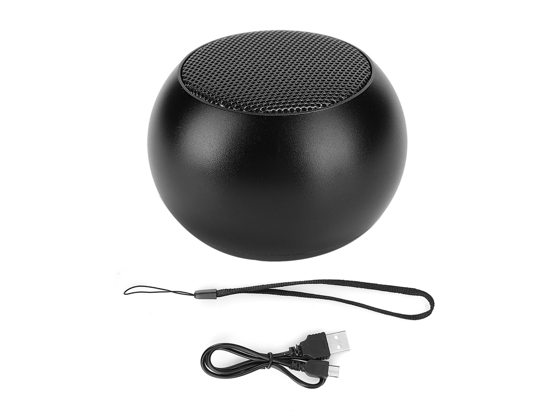 Altavoz Bluetooth portátil DZ 017 de aluminio con sonido nítido y manos libres. Compacto.