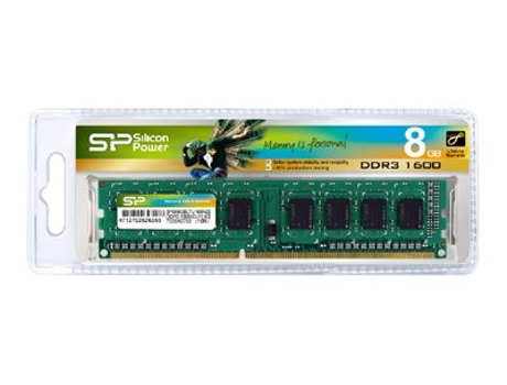 Memoria RAM PC SILICON POWER DDR3 8Go 1600MHz CL11 1.5V