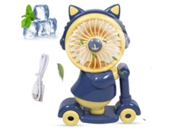 Ventilador De Mano Para Niños, Ventilador De Escritorio Usb, Forma De Skate, Pequeño Ventilador De Dibujos Animados, Pequeño Y Silencioso