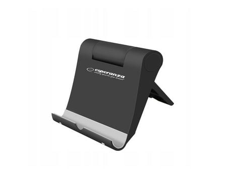 Soporte de Mesa para Teléfono y Tablet Negro NORTHIX