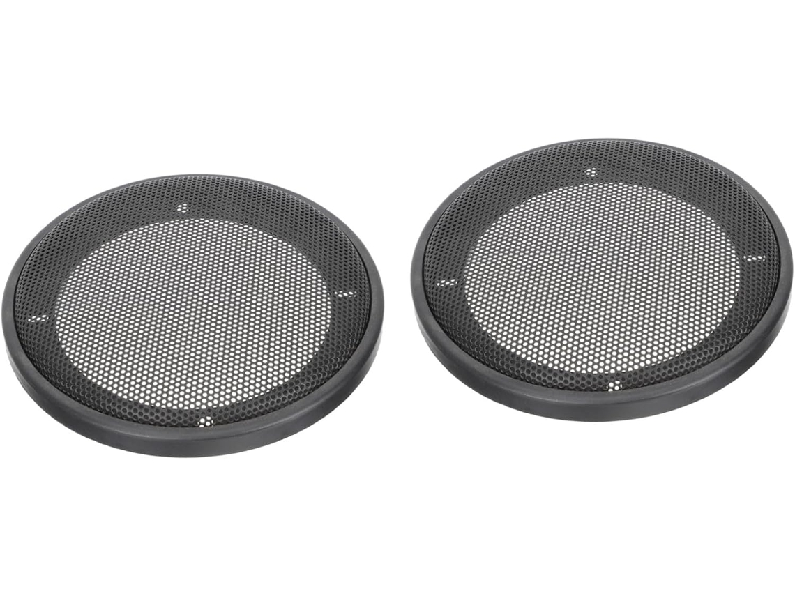 Juego De 2 Rejillas Protectoras De Plástico Y Metal Para Altavoces De Coche, Para Subwoofers, Resistentes A Los Golpes.