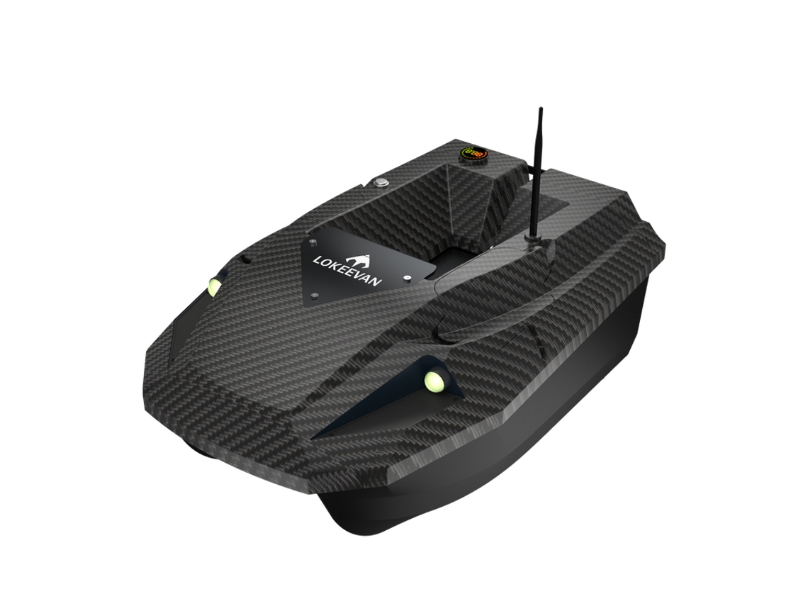 Barco cebo GPS Lokeevan D50b (control remoto de 500 m, 2 baterías de 15600 mAh)