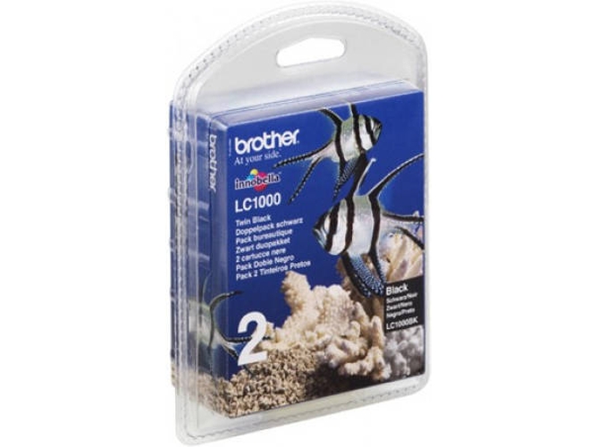 Cartucho de tinta BROTHER LC-1000BKBP2DR