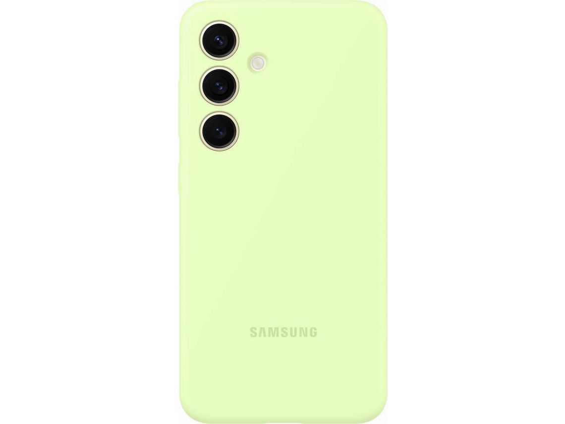 Carcasa de Silicona SAMSUNG Galaxy S24 Verde Claro