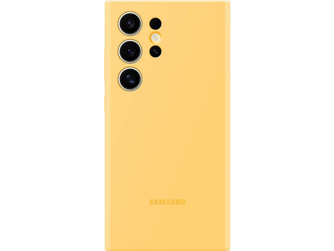 Carcasa de Silicona SAMSUNG Galaxy S24 Ultra Amarillo