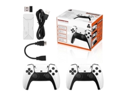 4k Smart Game Stick, Plug Play Tv Video Retro Gaming Stick Con 2 Controladores Inalámbricos