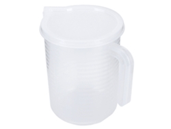 Vaso Medidor De Plástico Transparente De 500/1000 Ml Con Tapa Para Cocina Y Repostería.