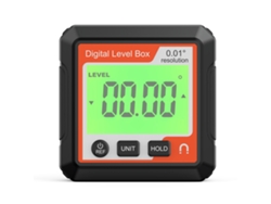 Nivel Digital Y Medidor De Ángulo Con Base Magnética, Transportador Lcd, Inclinómetro Y Herramienta De Medición.