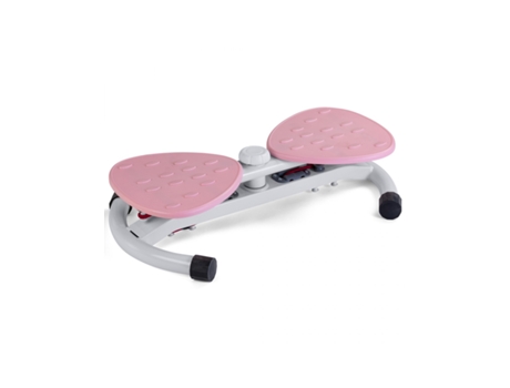 Plataforma Vibratoria GLOBAL RELAX Zen Shaper Zigzag (38,5x68,5x14 cm - Plástico - Rosa)