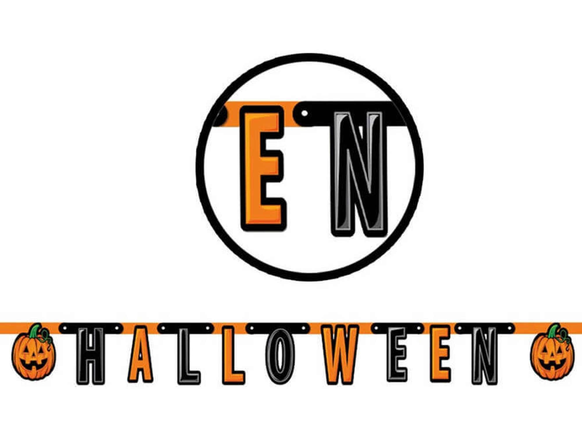 Decoraciones de Halloween DISFRAZZES Guirnalda (180 cm)