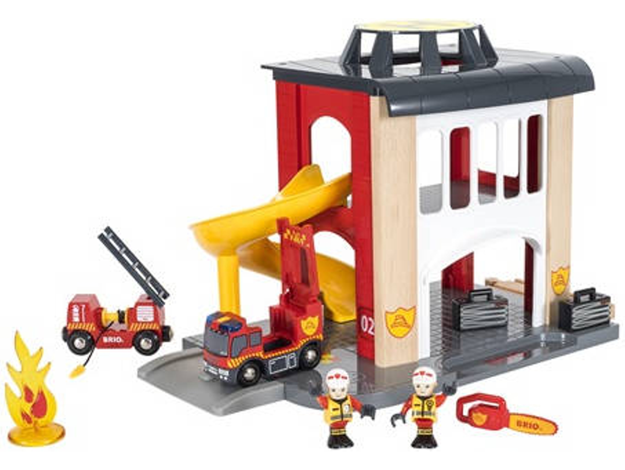 Conjunto de Juguetes BRIO Fire Station