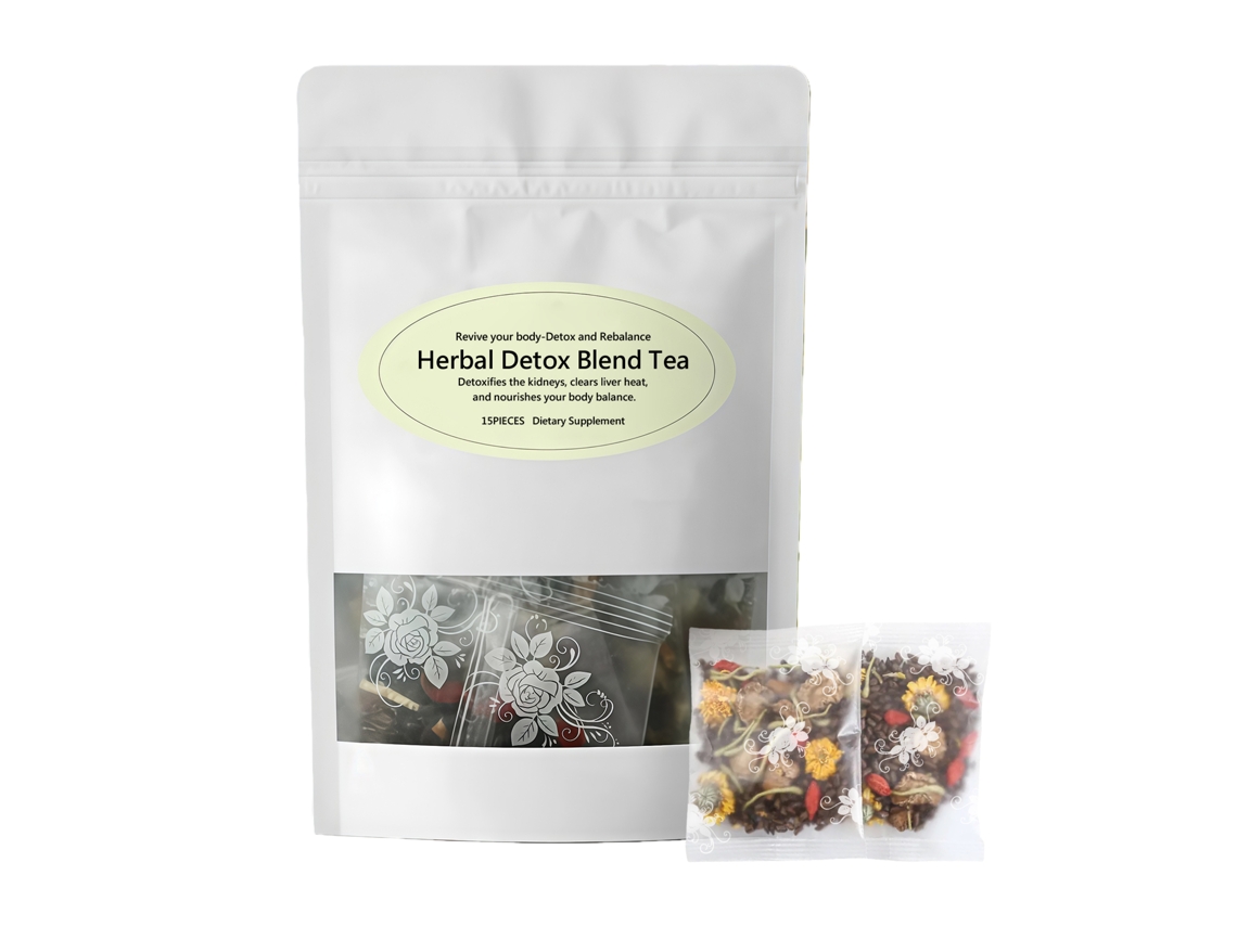 Infusión de hierbas para la limpieza del cuerpo y la mejora de la salud.