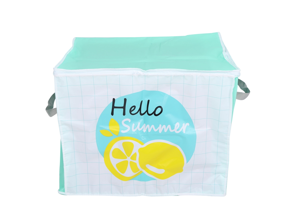 Bolsa De Almacenamiento Impermeable Con Cremallera Para Edredones, Ropa, Mantas, Organizador - Verde, Blanco, Naranja