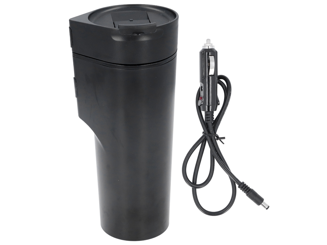 Cafetera portátil para coche con encendedor de cigarrillos, 12 V CC, calentamiento rápido, para viajes