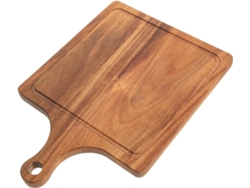 Tabla De Cortar Pequeña De Madera De Acacia Con Mango Ergonómico 29 X 20 X 15 Cm