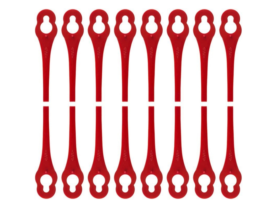 Paquete De 100 Cuchillas De Plástico De Repuesto Para La Bordeadora Lidl Florabest - 8,3 Cm