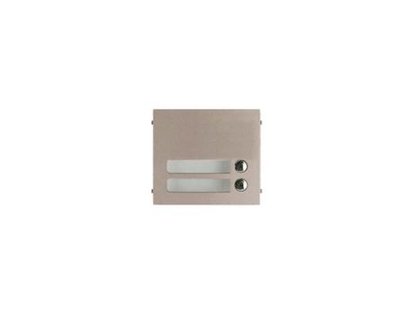 Panel frontal con 2 botones de llamada