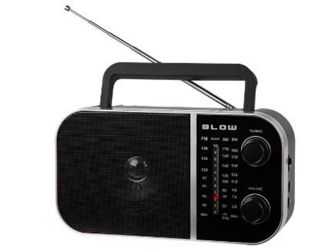 Radio portatil analogica am/fm baterias y red BLOW