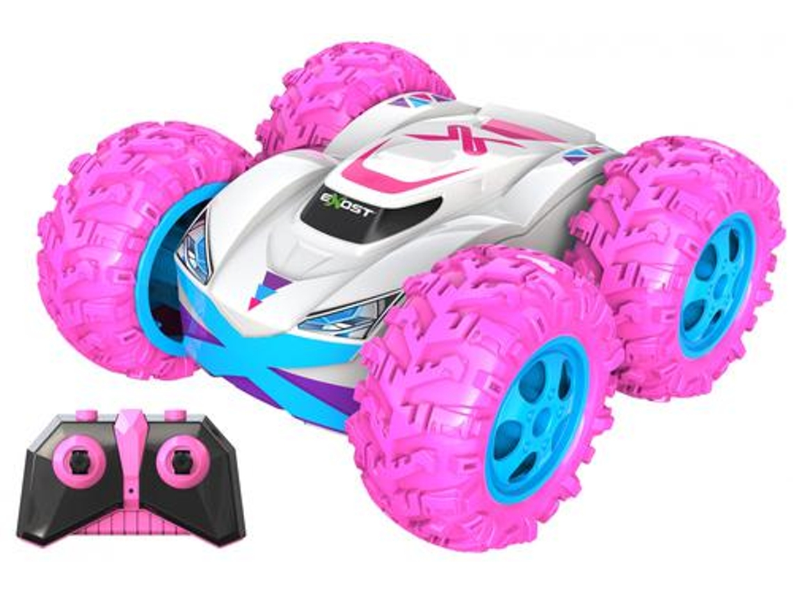 Exost Coche teledirigido de acrobacias RC 360 Cross II rosa
