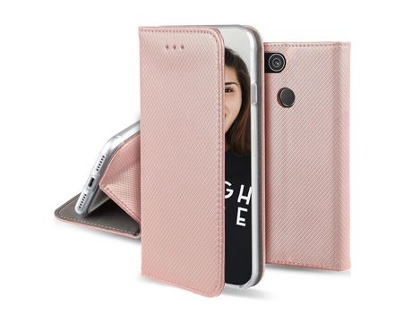 Funda tipo Libro JAYM Rosa para Apple iPhone 13 Mini (Almacenamiento Tarjetas incluido)