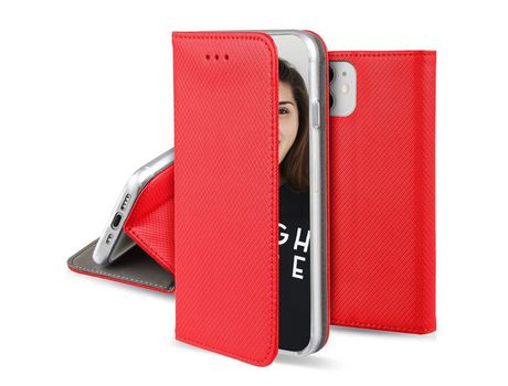 Funda tipo Libro JAYM Rojo para Xiaomi Redmi 10 (Almacenamiento Tarjetas incluido)