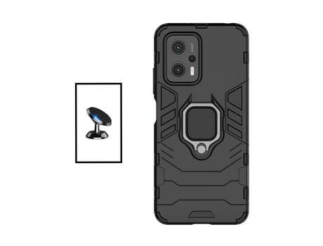Kit Soporte Magnético de coche + Funda 3X1 Military Defender para Xiaomi Redmi K50i - Negro