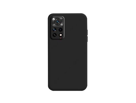 Funda Protección Trasera Silicona para Xiaomi Redmi Note 11S 5G - Negro