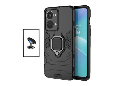 Kit Soporte Magnético de coche + Funda 3X1 Military Defender para OnePlus Nord 2T - Negro