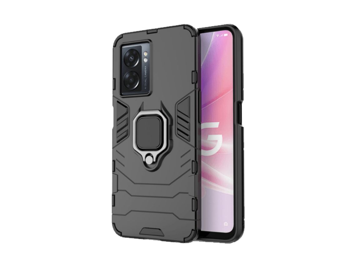 Funda Military Defender 3x1 Anti-Impacto para Oppo A57 - Negro