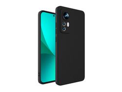 Cubierta trasera de silicona para Xiaomi 12T Negro