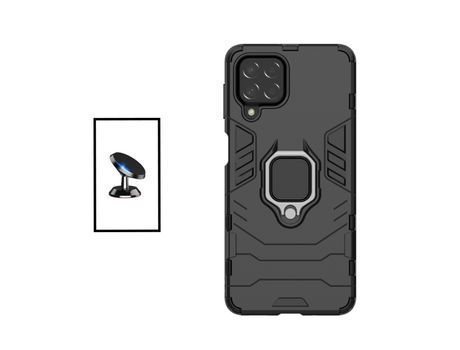 Kit Soporte Magnético de coche + Funda 3X1 Military Defender para Samsung Galaxy M53 - Negro