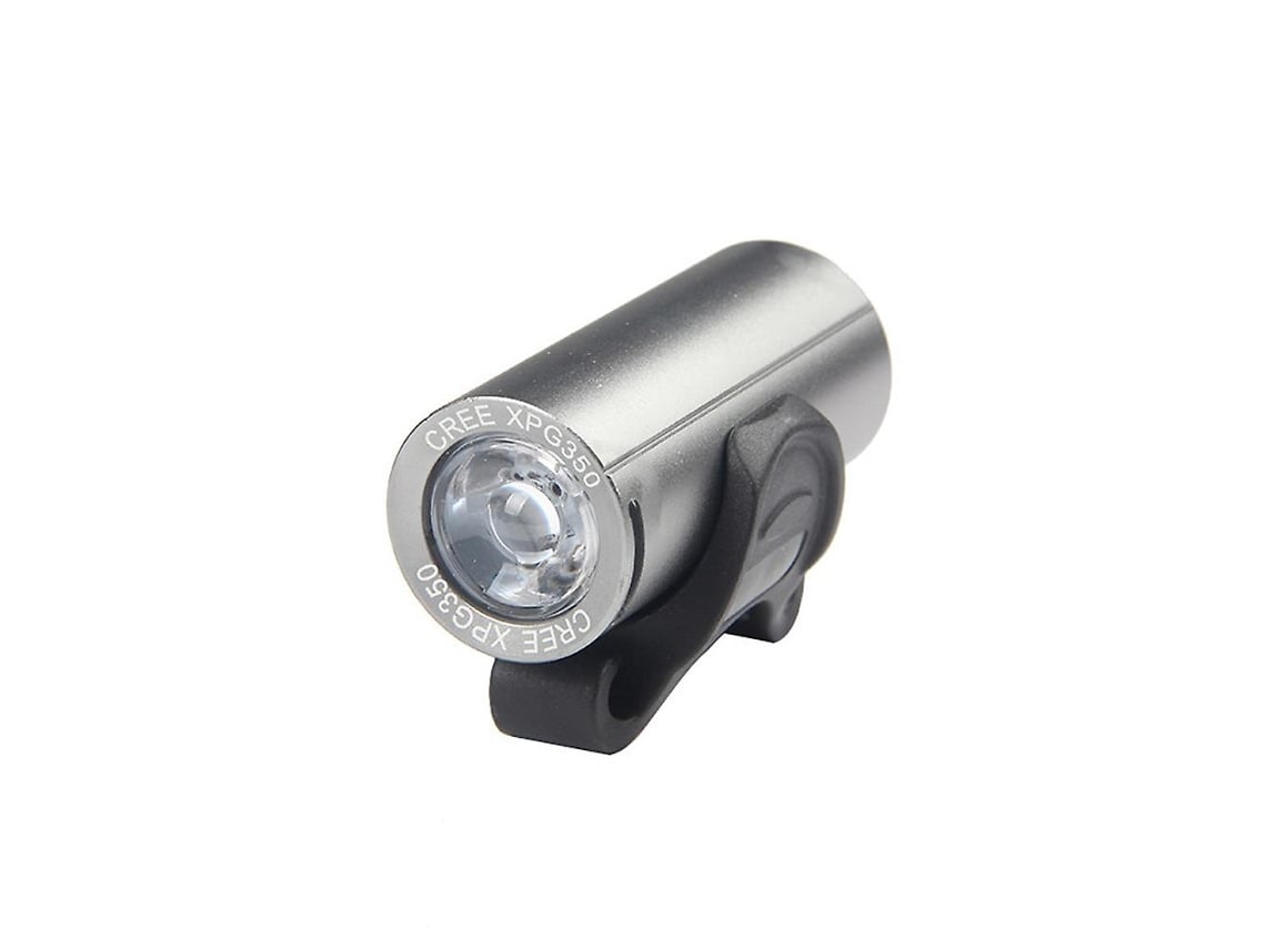Rebe-luz Delantera Bicicleta Impermeable Recargable Usb 300 Lúmenes Super Brillante Para Mtb Y Bicicletas De Carretera (plata)