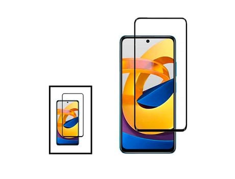 Kit 2 Película De Vidro Temperado Gorilasglass Para Xiaomi Poco M5S - Transparente/Preto