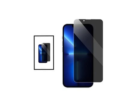 Kit 2xProtector de Pantalla CeramicGlass Anti-Spy Full Cover para Apple iPhone 13 Pro Max - Transparente/Negro