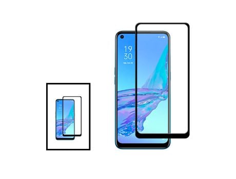 Kit 2 Film Vidrio Templado 5D Full Cover para Oppo Find X5 Lite 5G Transparente/Negro PHONECARE