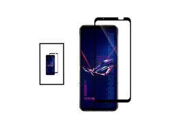 Kit 2xProtector de Pantalla 5D Full Cover para Asus Rog Phone 6 Pro - Transparente/Negro