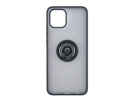 Funda skyhe por Samsung Galaxy A03 Core Gel Bumper con Anillo Negro