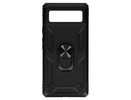 Funda híbrida para Google Pixel 6a Esquinas reforzadas negras