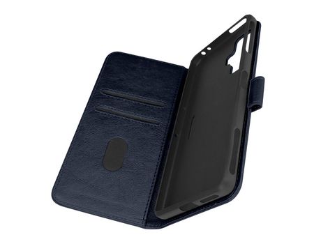 Funda para Xiaomi Poco F4 GT Tarjetero Soporte Vídeo Azul
