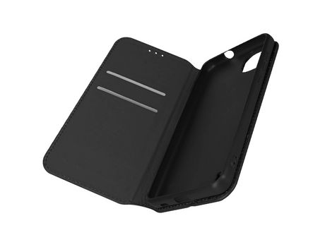 Funda con tarjetero y soporte para vídeo -Wiko Y82 negra